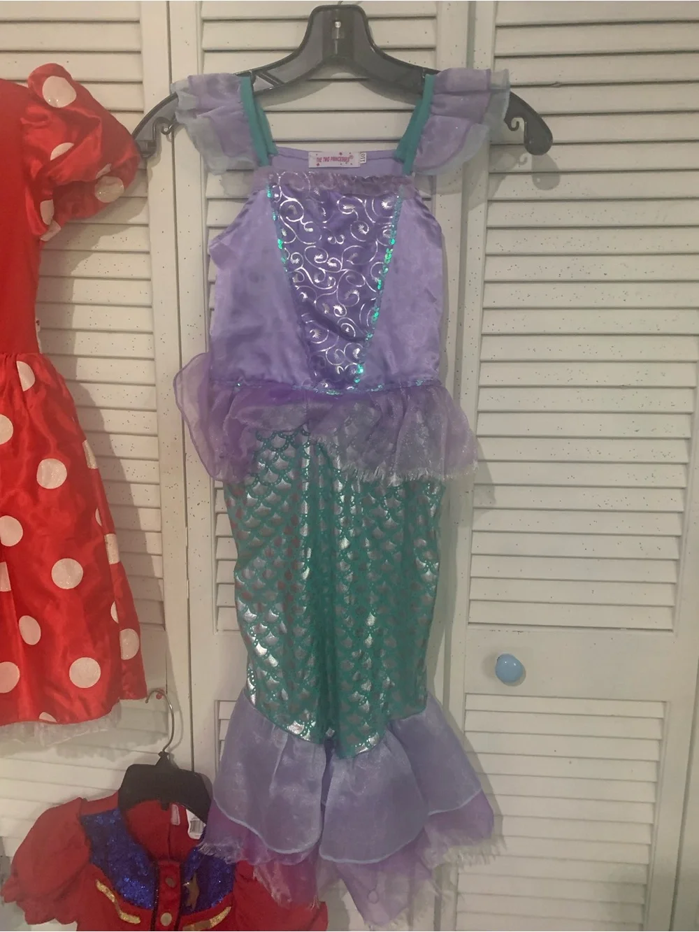 Disney Kids Costume Lot Minnie Mouse Snowwhite Elsa Mermaid